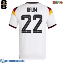 Fotballdrakt Herre Tyskland David Raum #22 Hjemmedrakt VM 2026 Kortermet